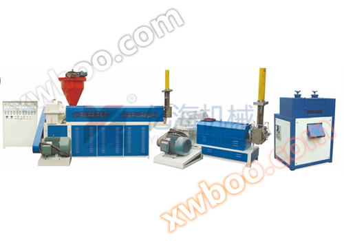 Recycled plastic granulator (double stage)